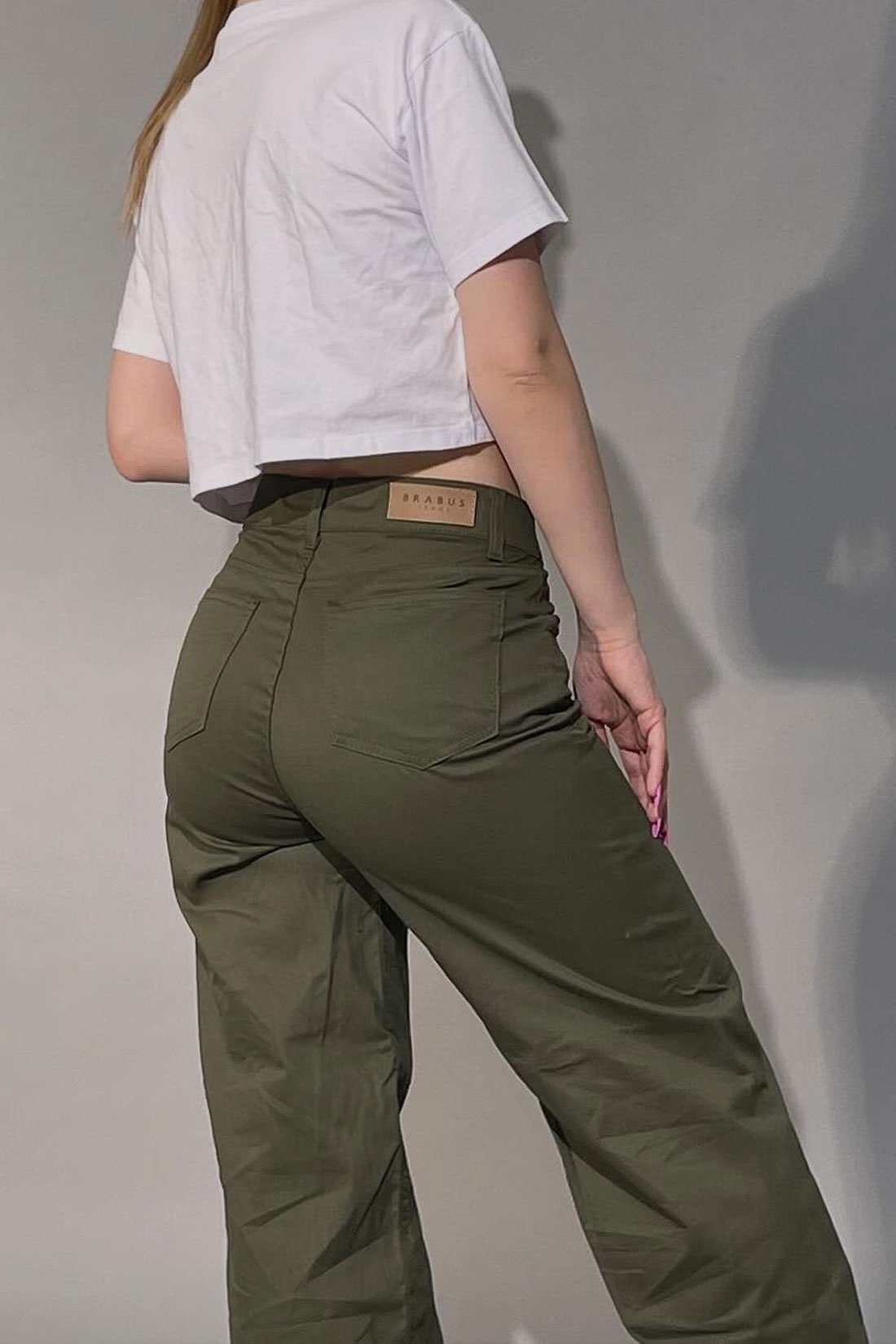 PANTALON DAMA WIDE SARGA