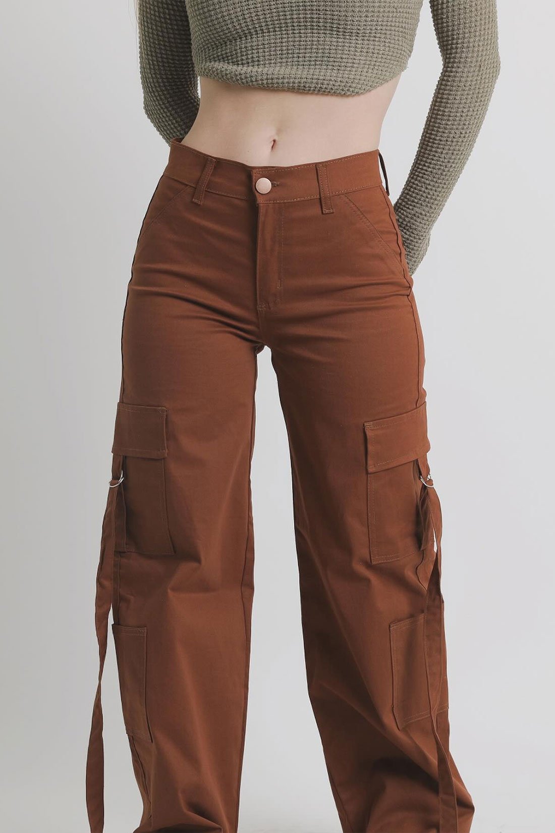 PANTALON DAMA CARGO SARGA